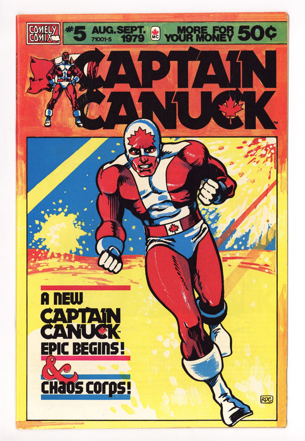 Captain Canuck Vol 1 5 Mid Grade (1979)