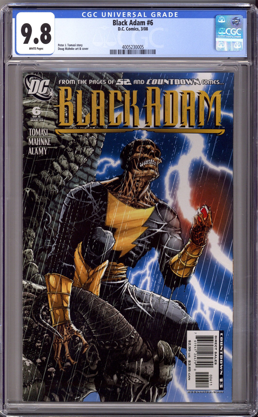 Black Adam: The Dark Age 6 CGC 9.8 (NM/M) (2008) 