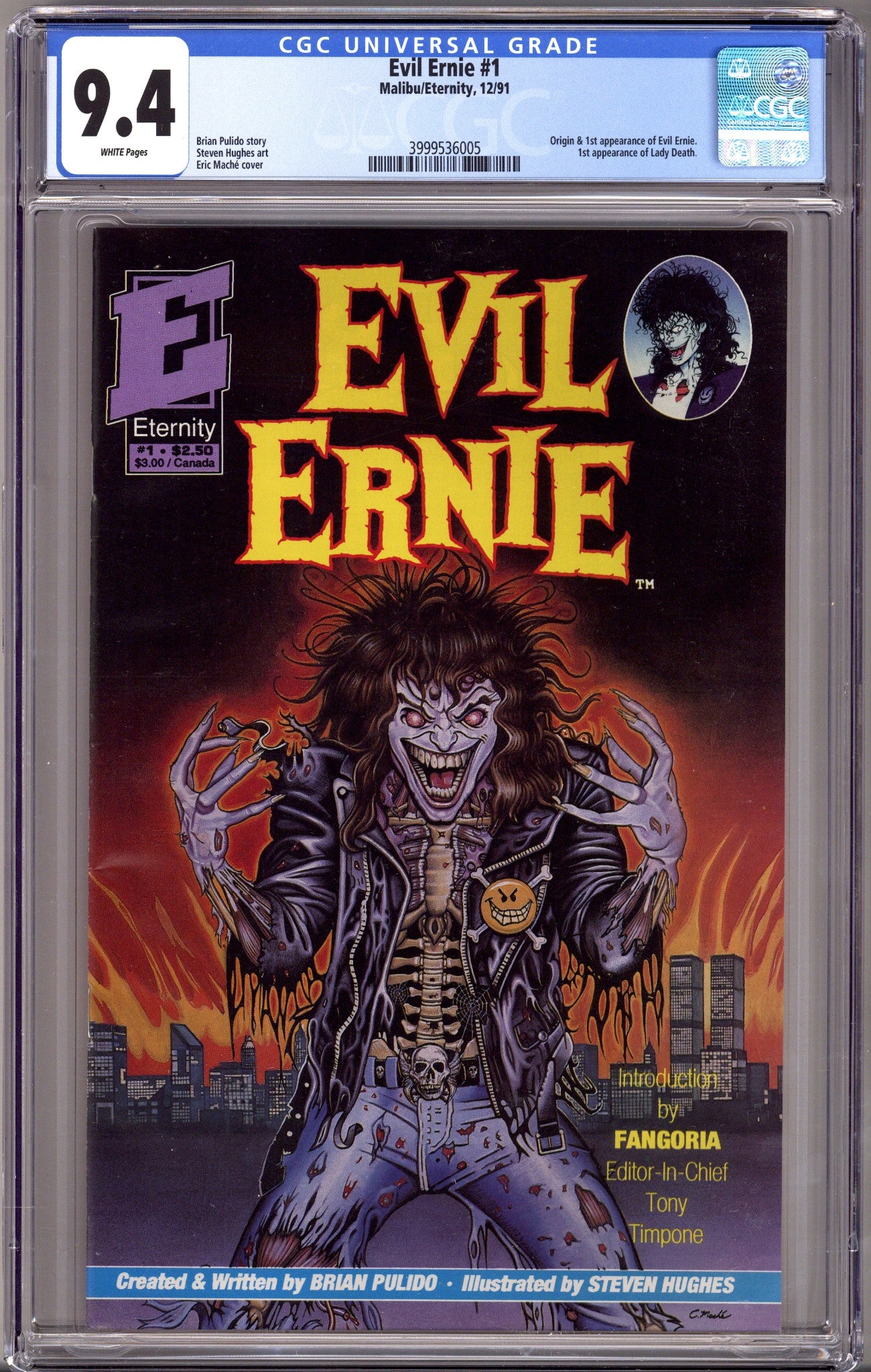 Evil Ernie   1 CGC 9.4 (NM)   (1991)        