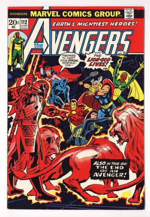 The Avengers Vol 1 112  FN/VF (7.0)   (1973)