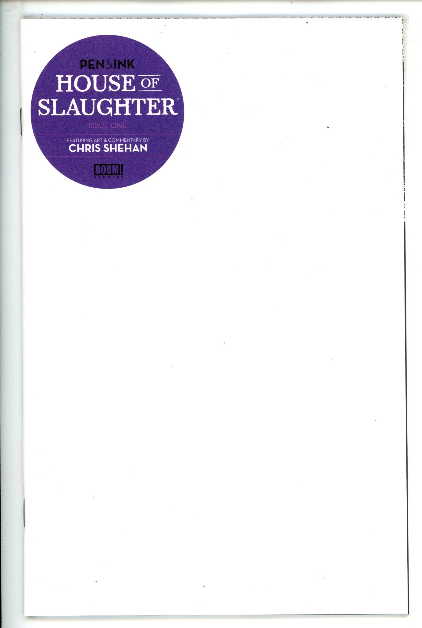 House Of Slaughter Pen & Ink 1 Blank Variant (2024)