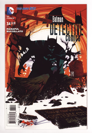 Detective Comics Vol 2 34 High Grade (2014) Signed x1 Cover Francis Manapul