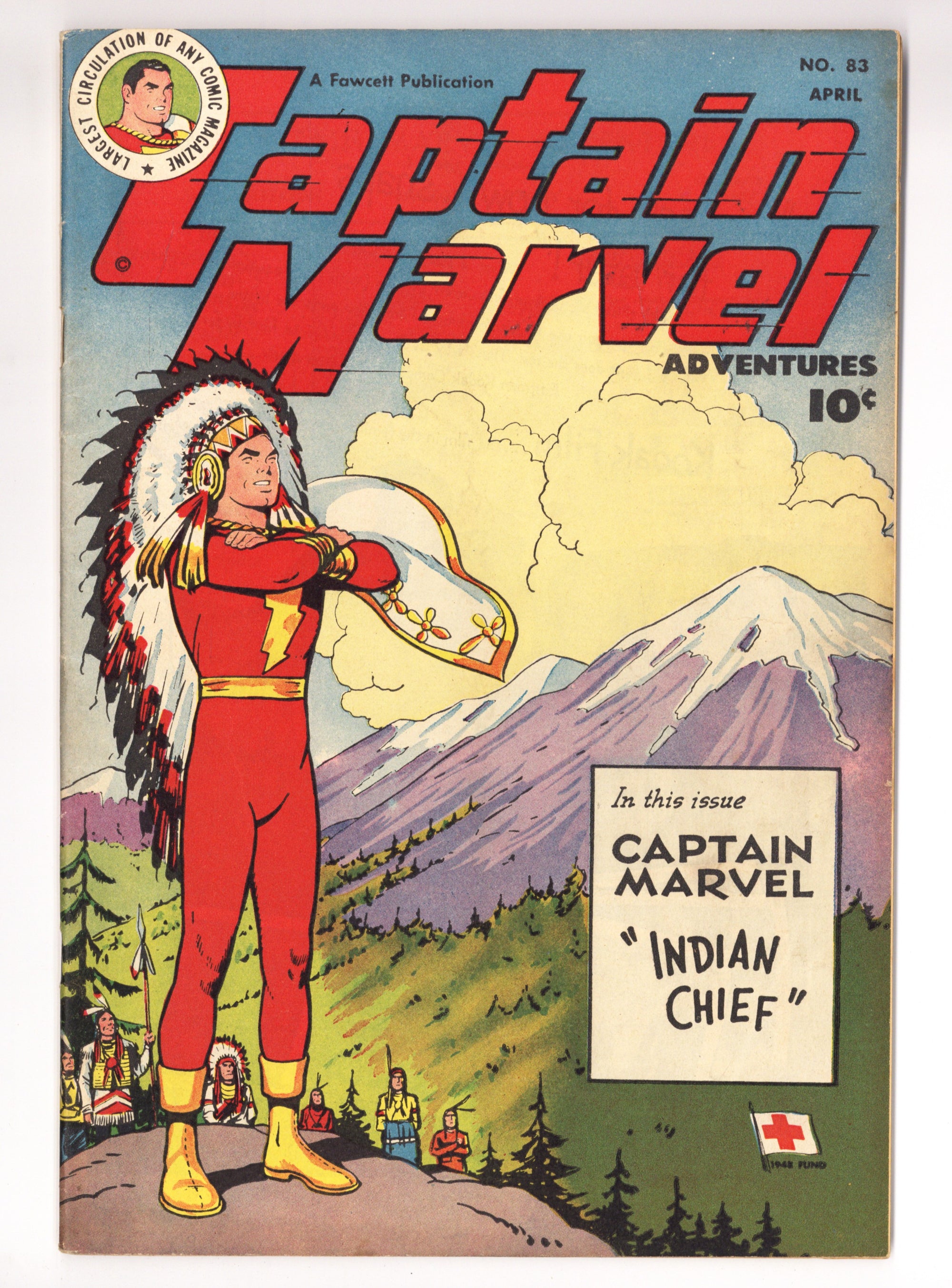 Captain Marvel Adventures 83 FN+ (6.5) (1948) 