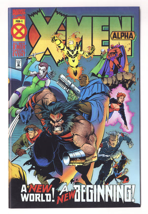 X-Men: Alpha   1  VF+ (8.5)   (1995) Gold Foil   Variant