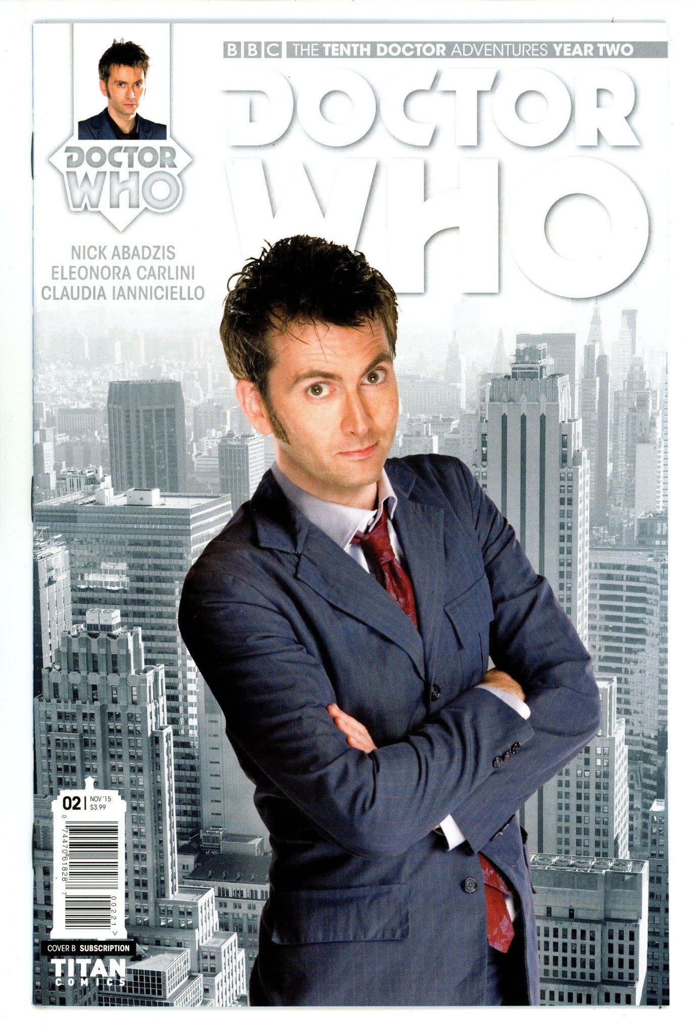 Doctor Who: The Tenth Doctor, Year Two 2 High Grade (2015) Photo Variant 