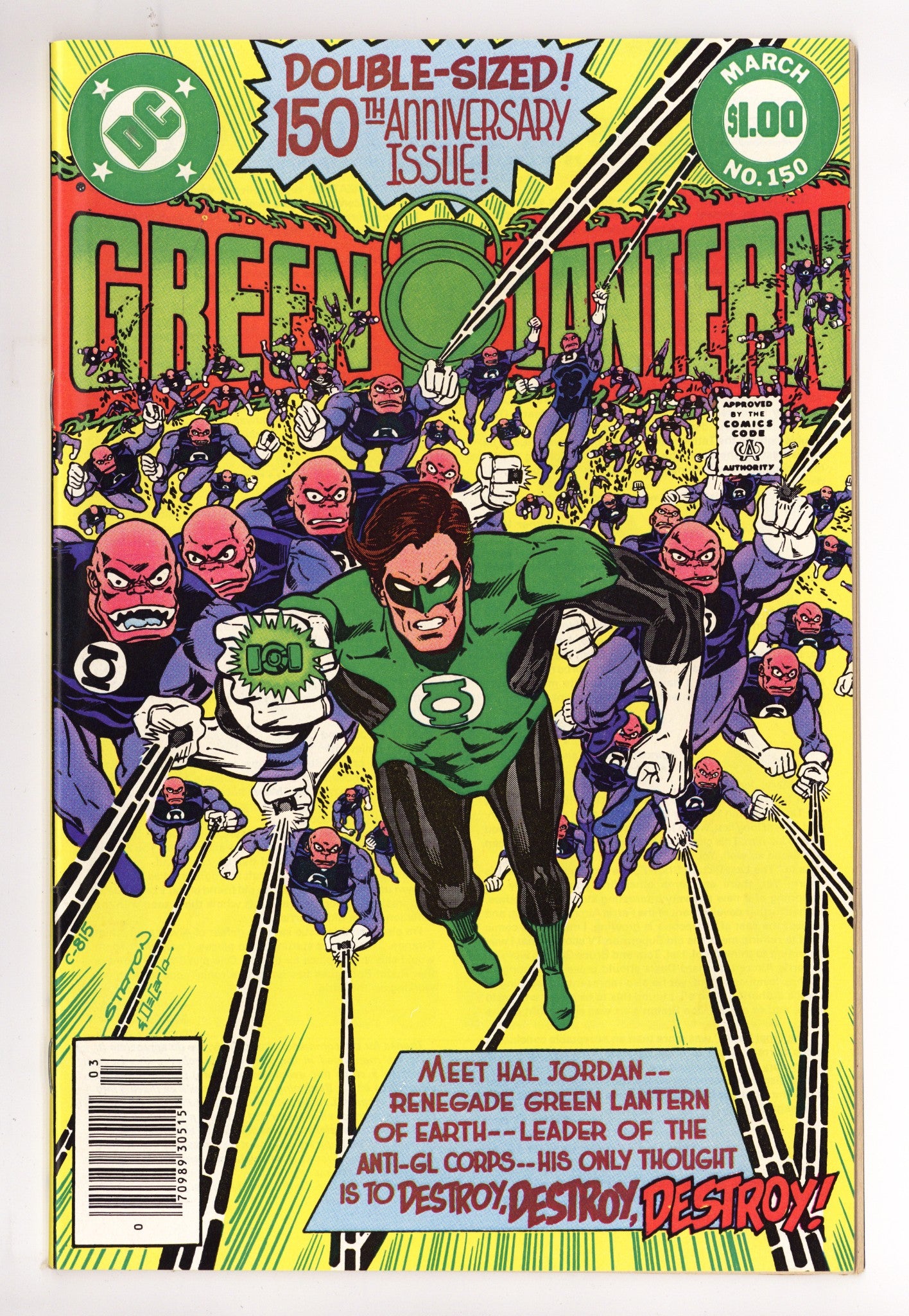 Green Lantern Vol 2 150  NM- (9.2)   (1982)     Newsstand  