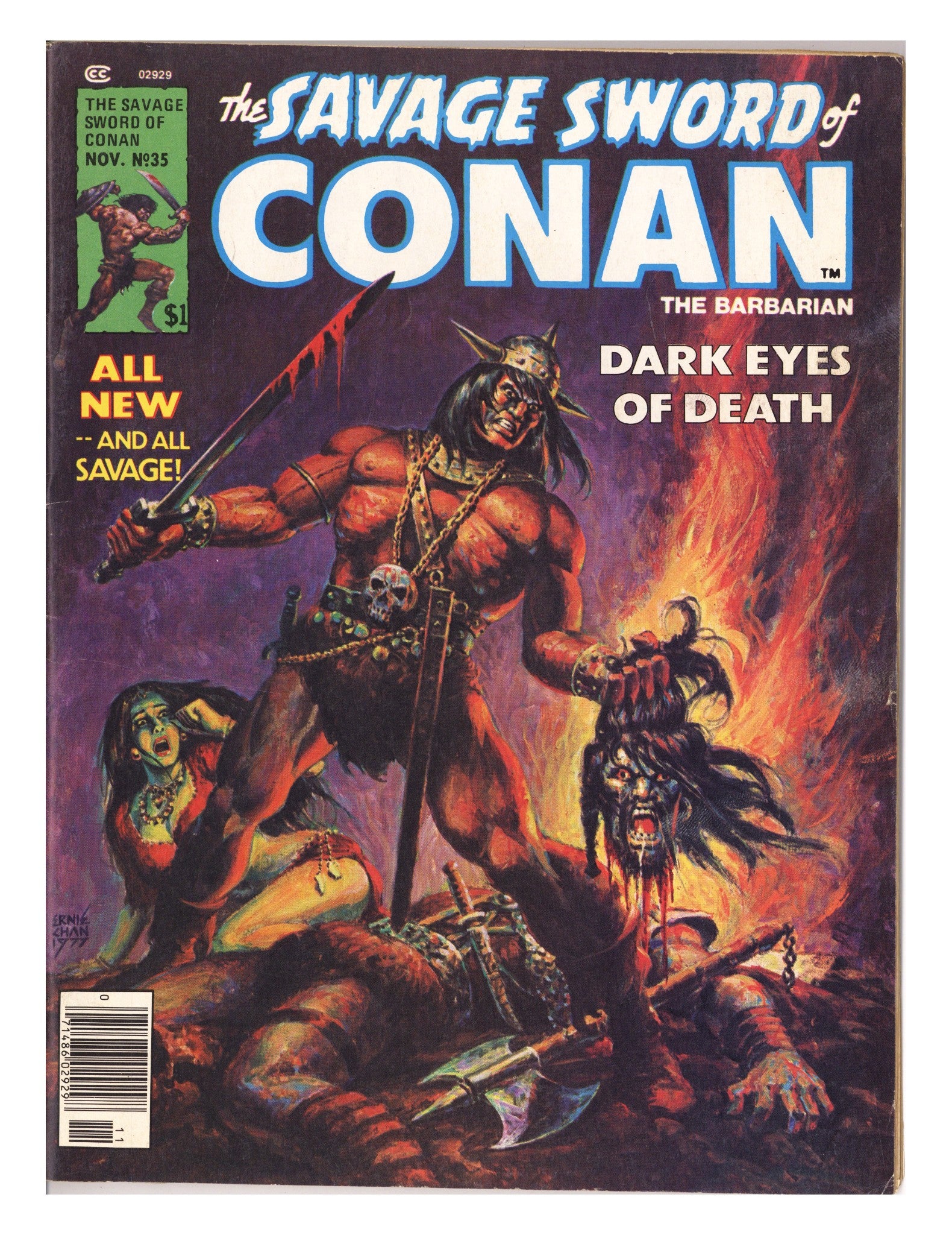 The Savage Sword of Conan Vol 1 35 Very Low Grade (1978) 