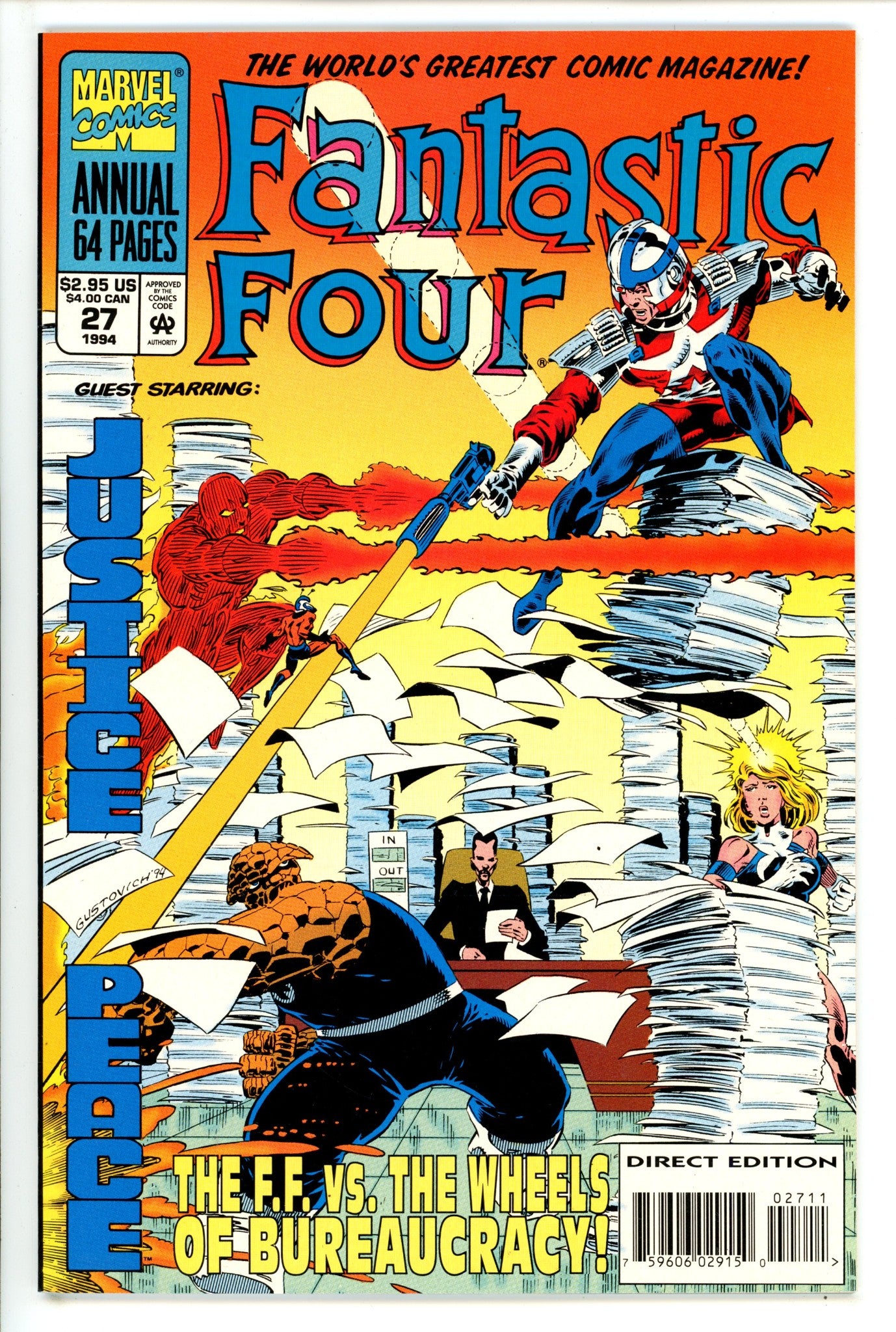 Fantastic Four Annual Vol 1 27 VF/NM (1994)