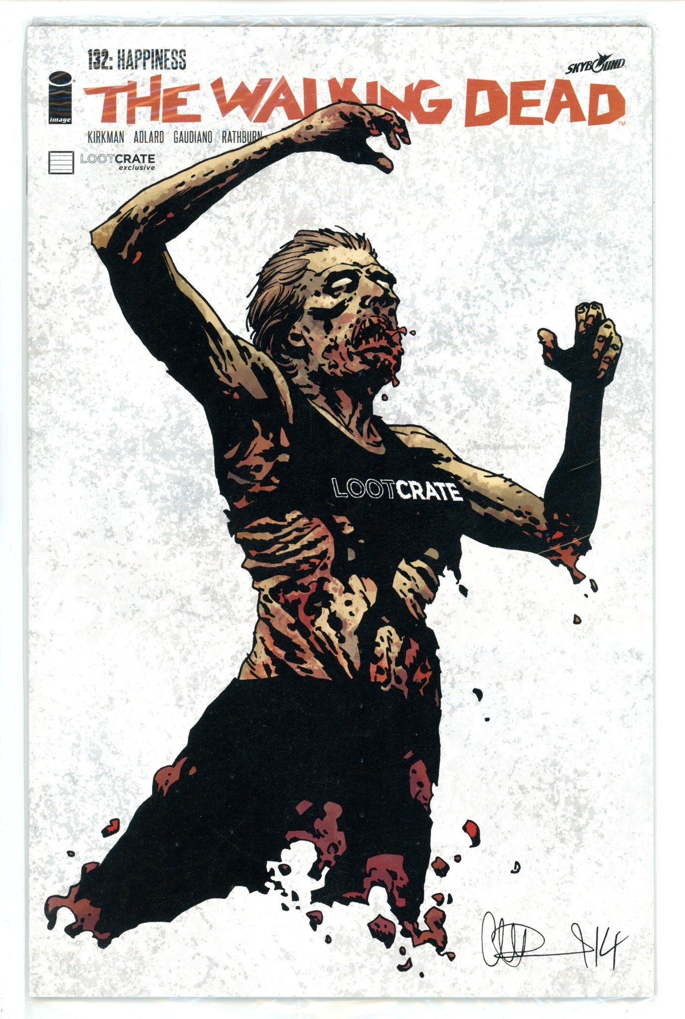 The Walking Dead 132 New, Sealed (2014) Adlard Exclusive Variant 