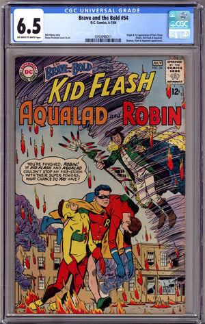 The Brave and the Bold Vol 1 54 CGC 6.5 (FN+) (1964)