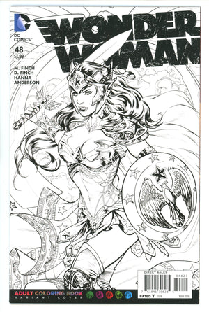 Wonder Woman Vol 4 48 High Grade (2016) Lupacchino B&W Variant