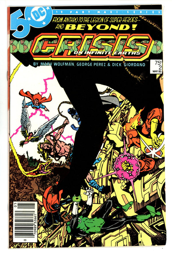 Crisis on Infinite Earths 2 VF- (7.5) (1985) Newsstand