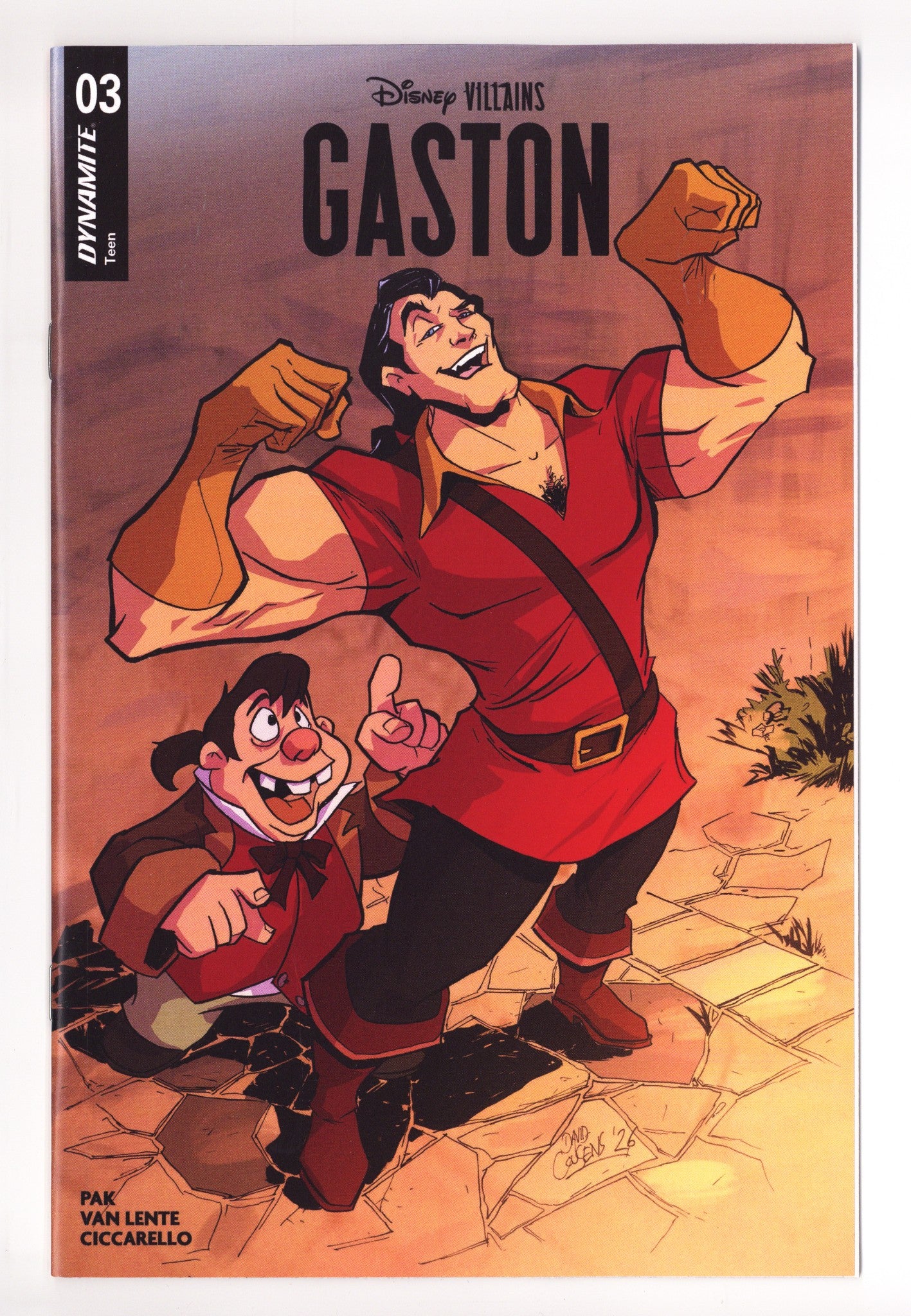 Disney Villains Gaston 3 Ciccarello Variant (2026)