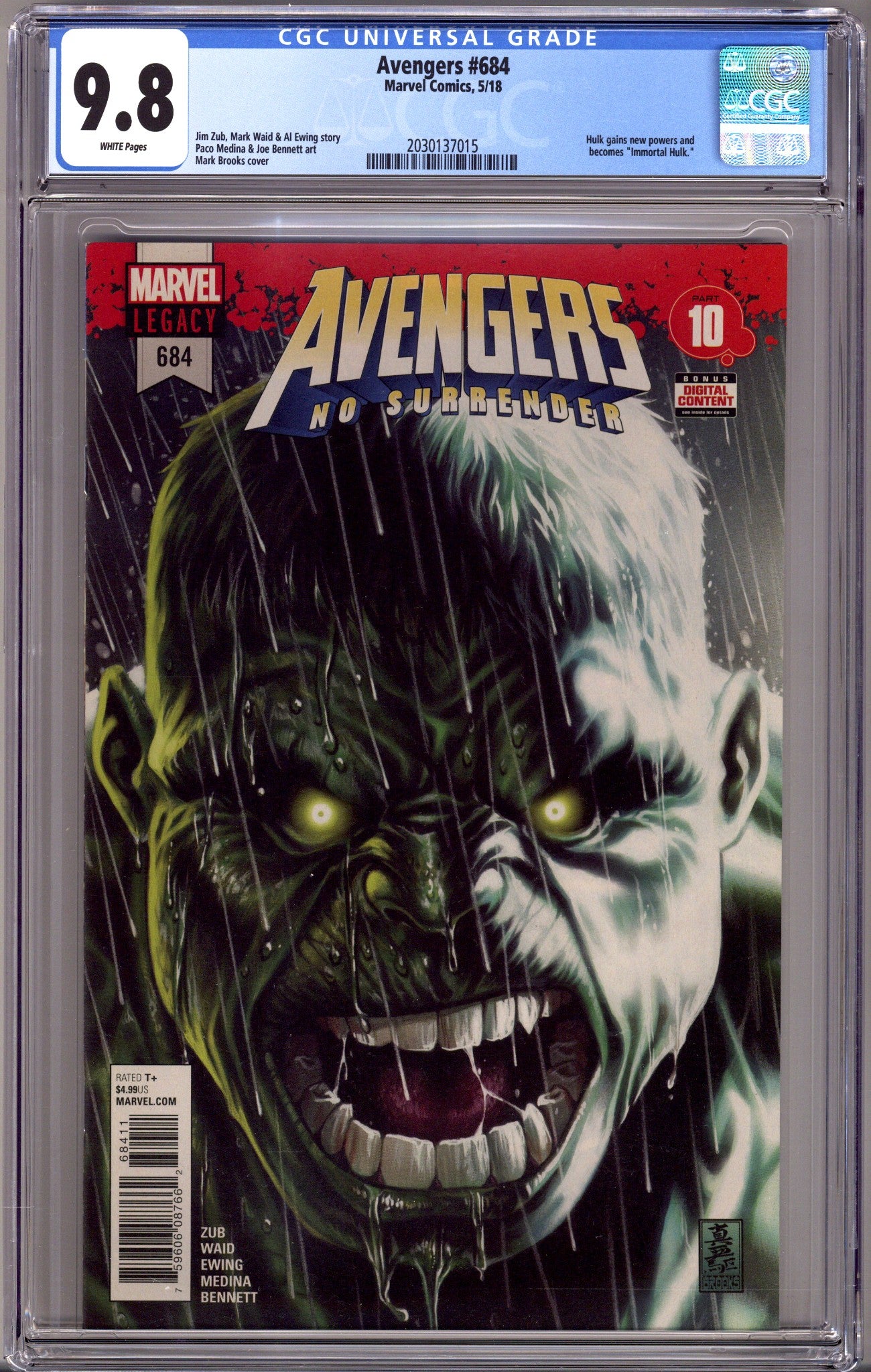 Avengers Vol 7 684 CGC 9.8 (NM/M) (2018) 
