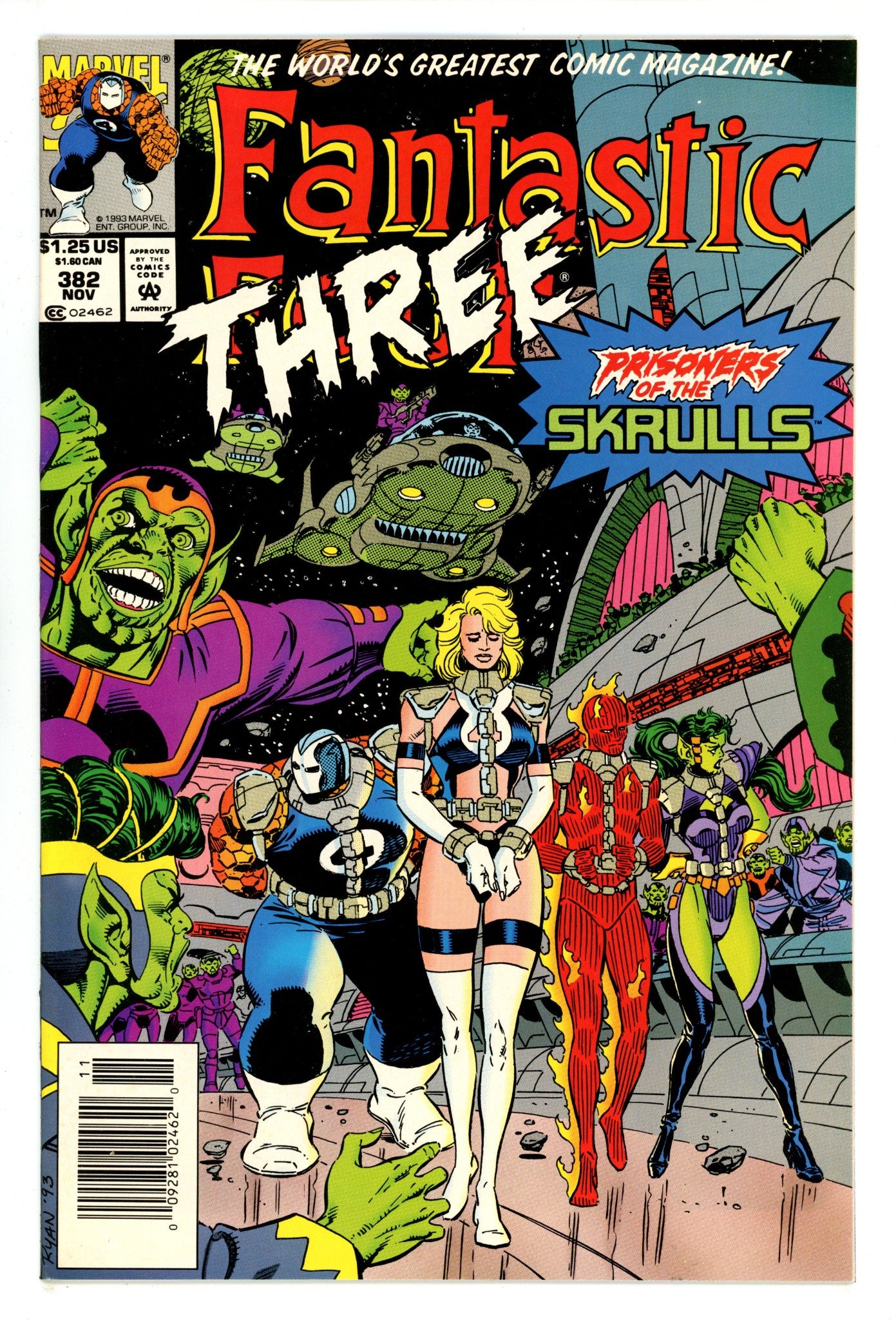 Fantastic Four Vol 1 382 High Grade (1993) Newsstand 