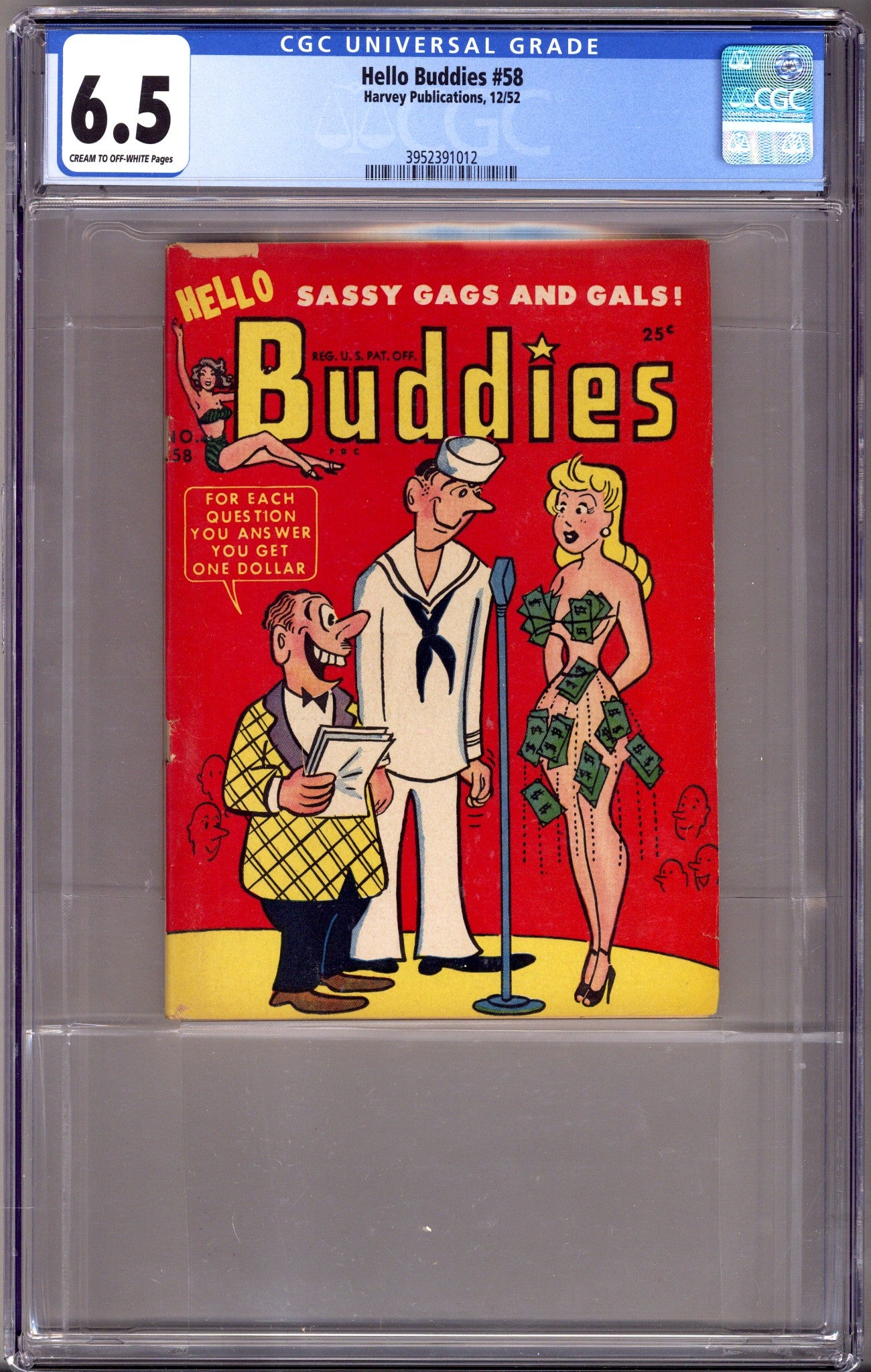 Hello Buddies 58 CGC 6.5 (FN+) (1952) 