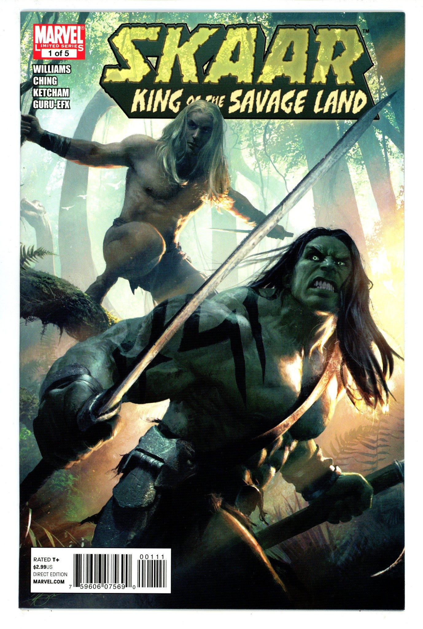 Skaar: King of the Savage Land 1 High Grade (2011) 