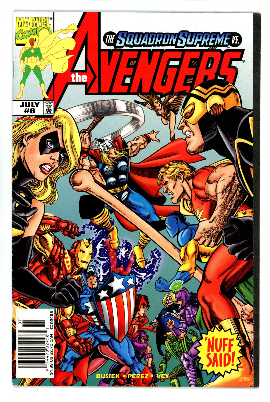 Avengers Vol 3 6 Mid Grade (1998) Newsstand 