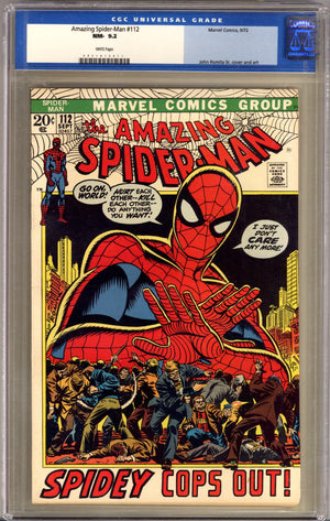 The Amazing Spider-Man Vol 1 112 CGC 9.2 (NM-) (1972)