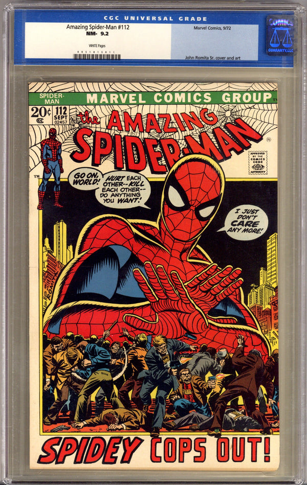 The Amazing Spider-Man Vol 1 112 CGC 9.2 (NM-) (1972)