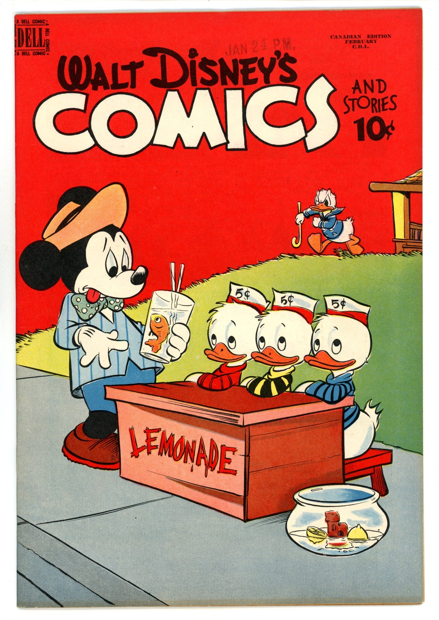 Walt Disney's Comics and Stories Vol 11 4 [124] NM- (9.2) (1951) Canadian Edition 