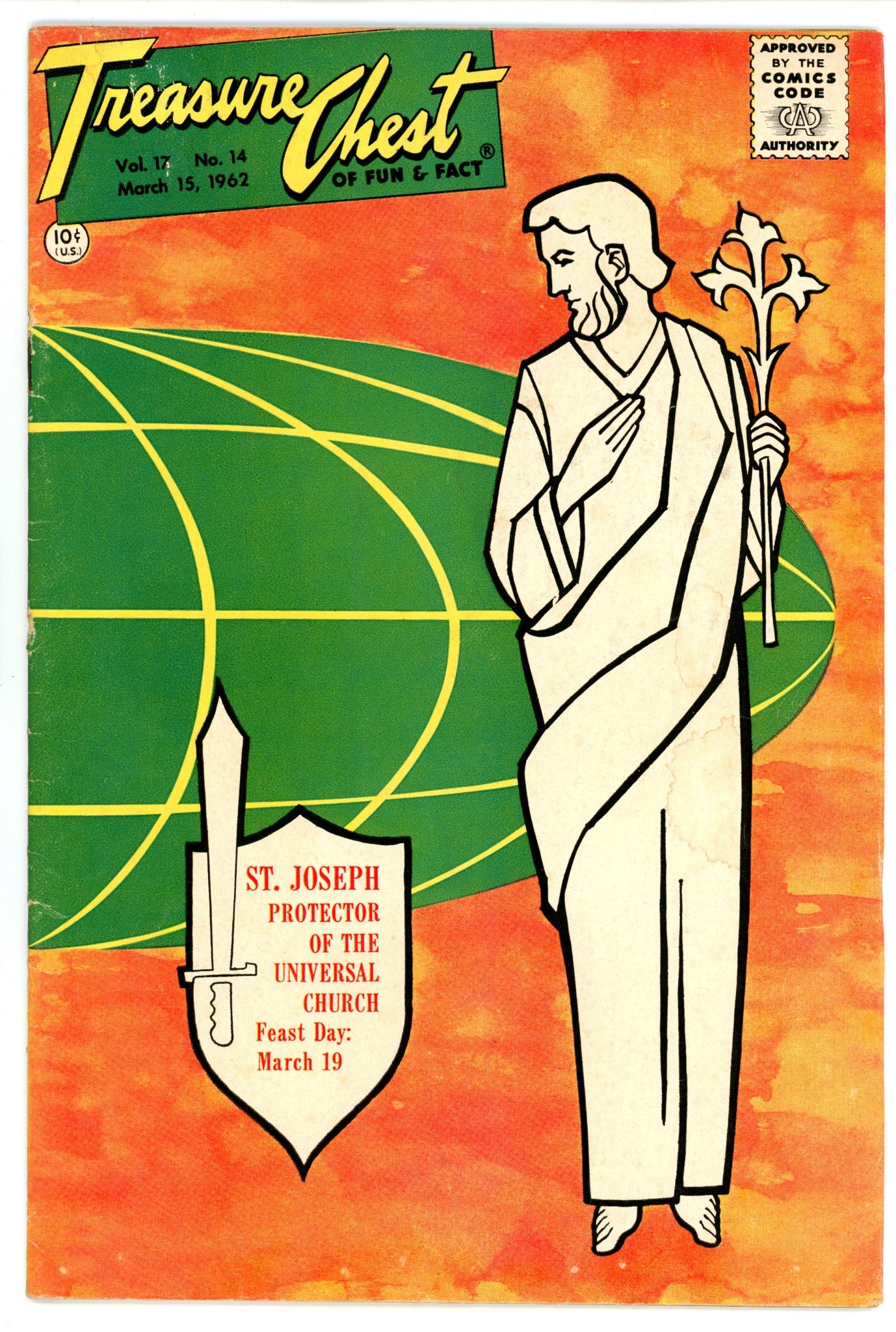 Treasure Chest of Fun and Fact Vol 17 14 [320] VG+ (4.5) (1962) 