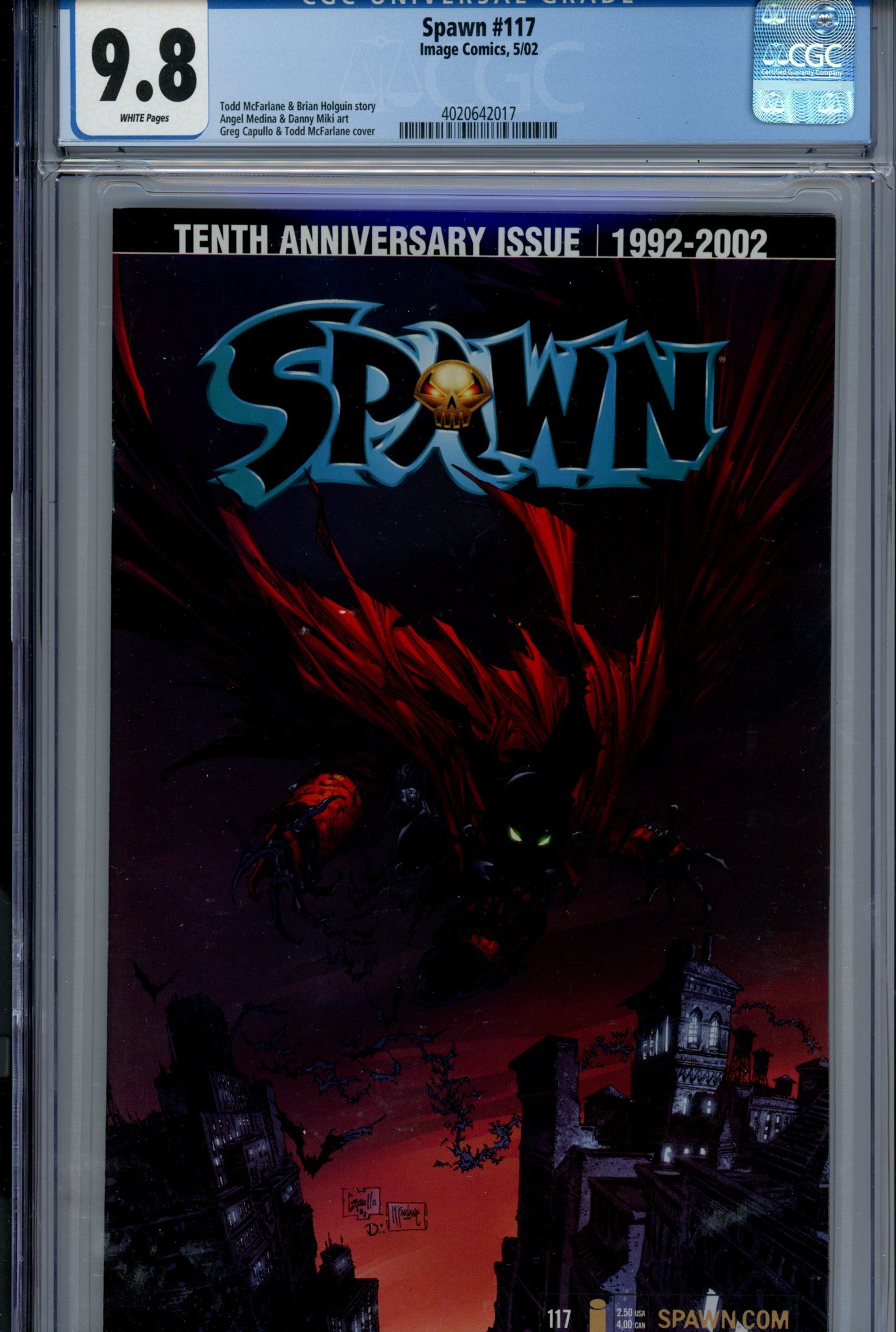 Spawn 117 CGC 9.8 (NM/M) (2002) 