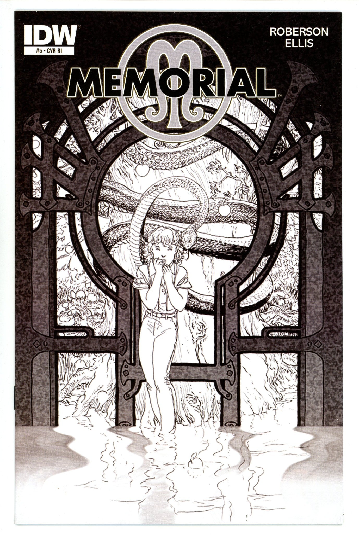 Memorial 5 High Grade (2012) Kaluta B&W Incentive Variant 