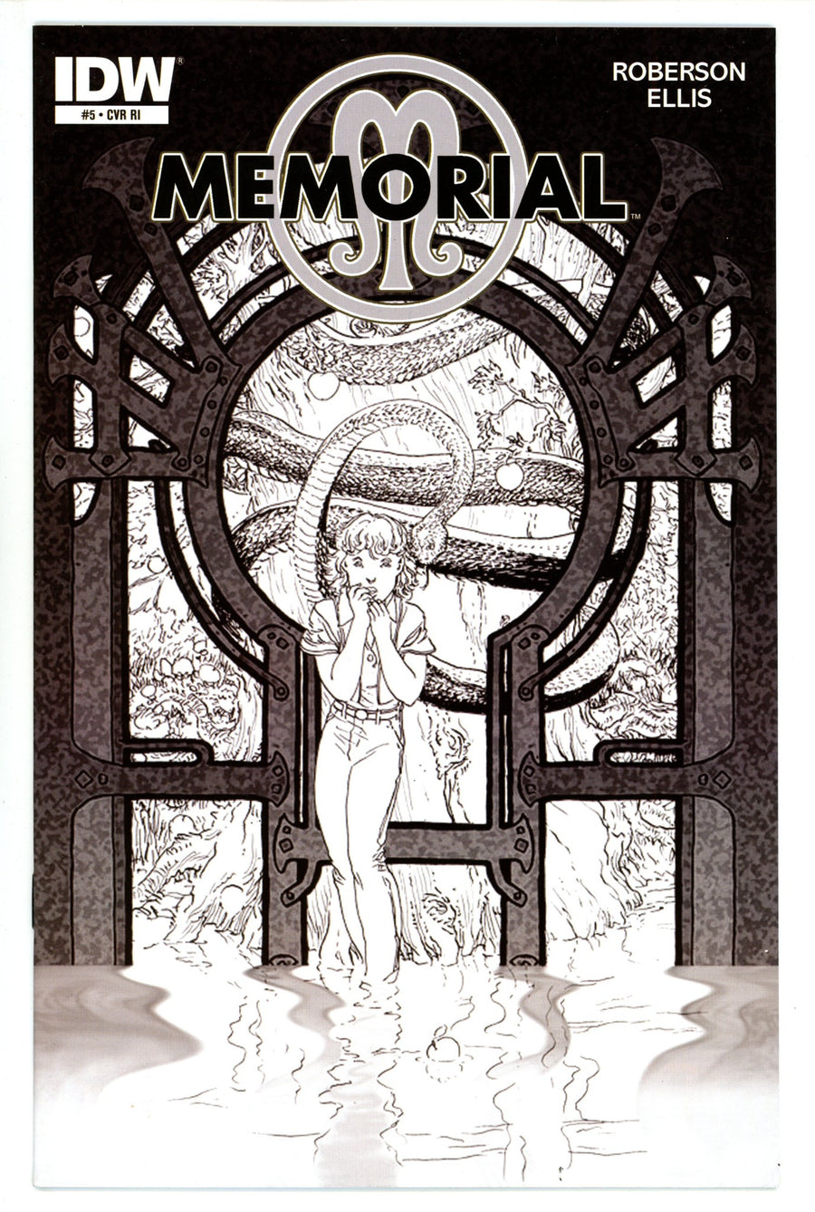 Memorial 5 High Grade (2012) Kaluta B&W Incentive Variant 