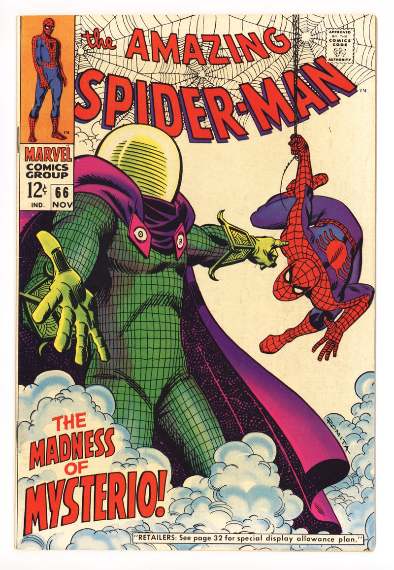 The Amazing Spider-Man Vol 1 66 FN (6.0) (1968) 