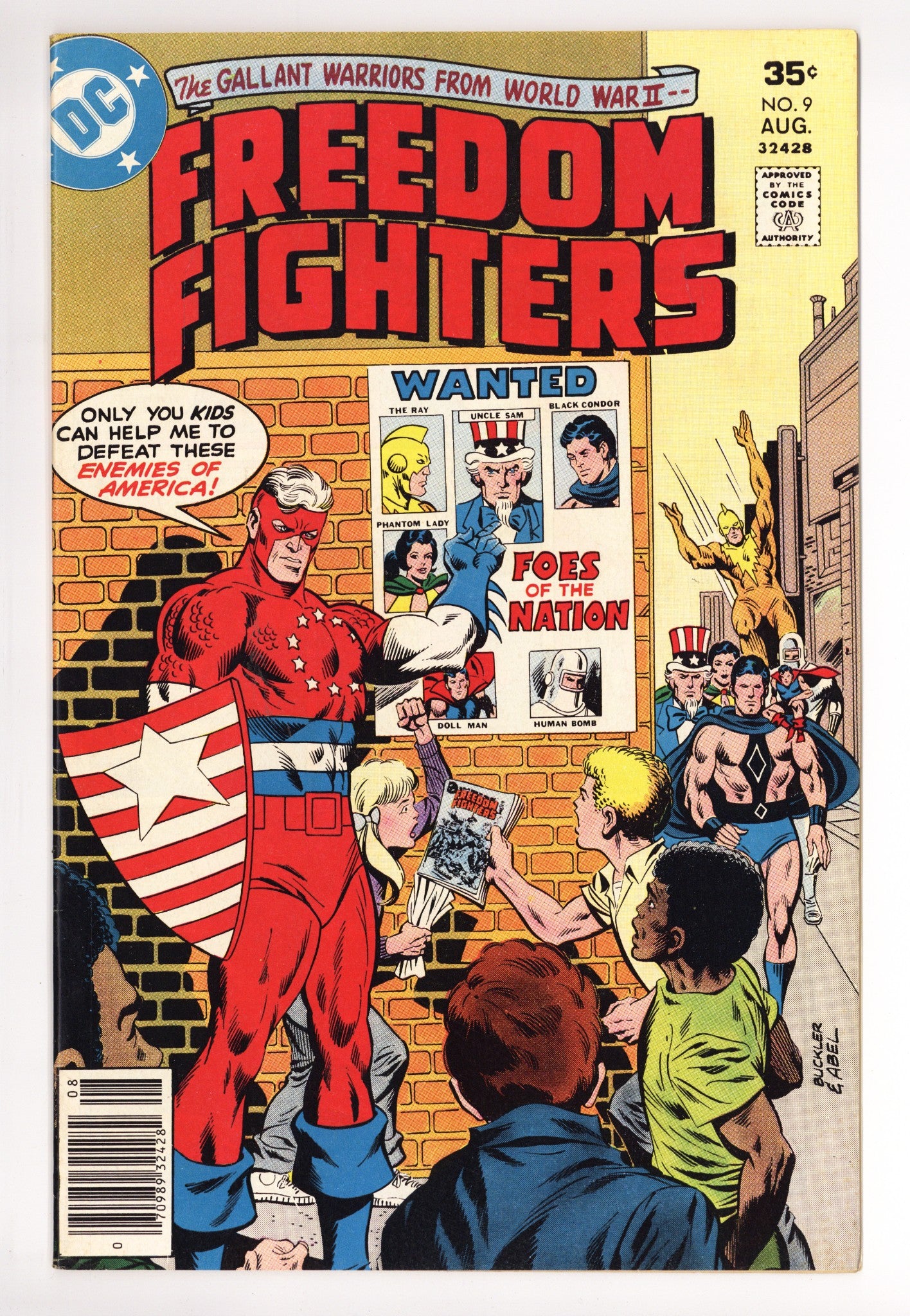 Freedom Fighters Vol 1 9 Mid Grade (1977) 