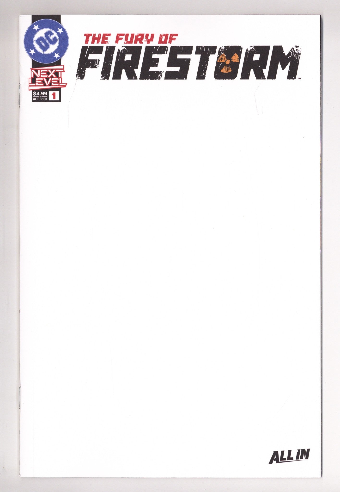 Fury Of Firestorm Vol 2 1 Blank Variant (2026)