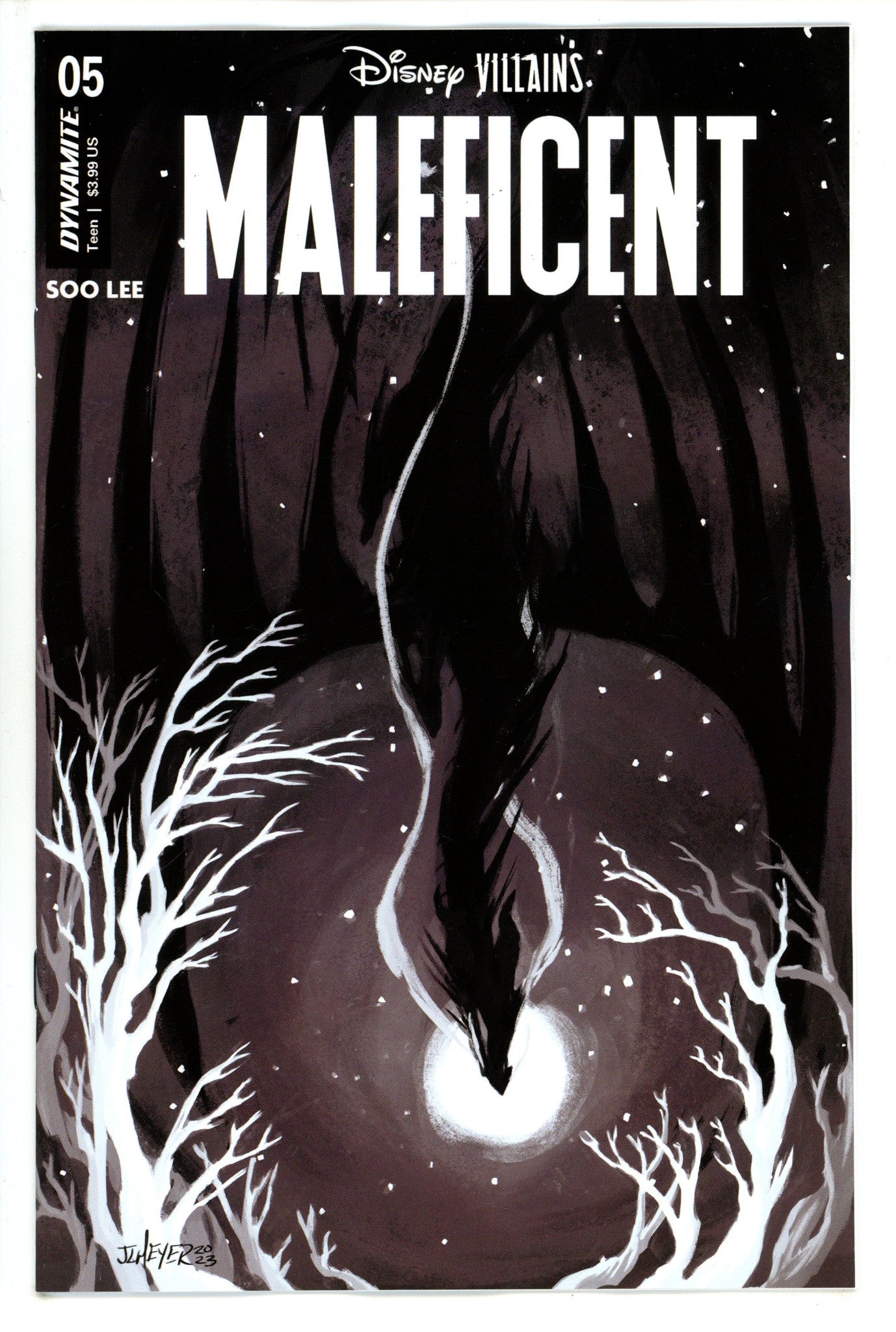 Disney Villains Maleficent 5 Meyer B&W Incentive Variant (2023)