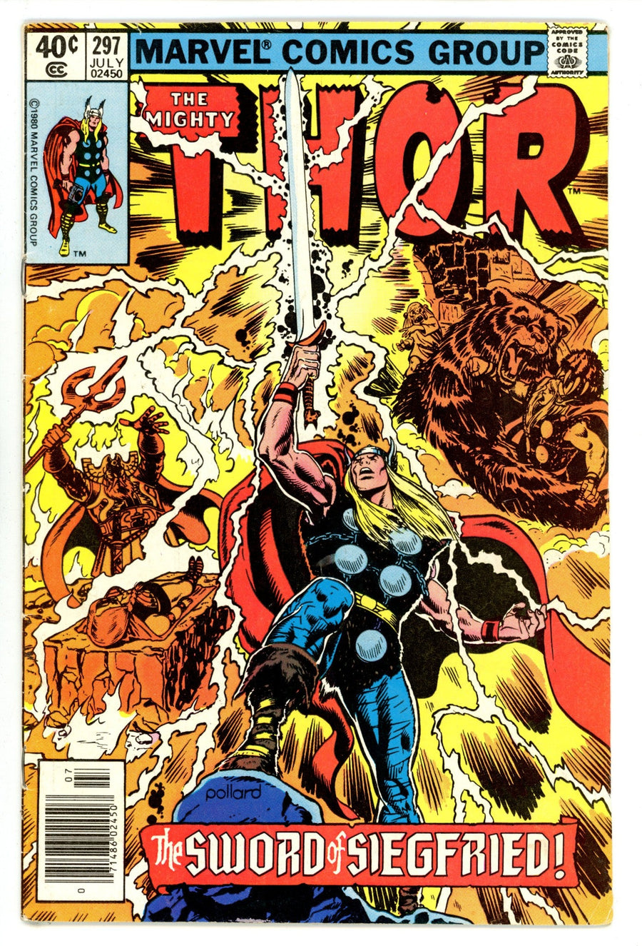 Thor Vol 1 297  Mid Grade   (1980)   Newsstand