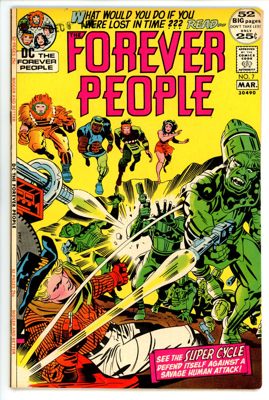 The Forever People Vol 1 7 VF+ (8.5) (1972) 