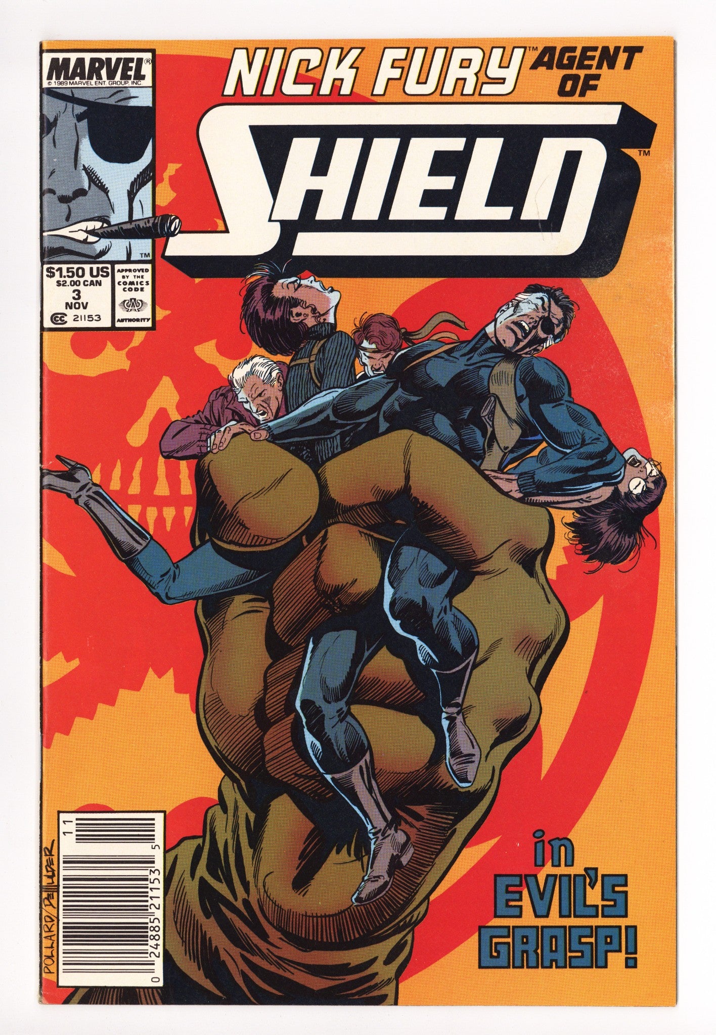 Nick Fury, Agent of S.H.I.E.L.D. Vol 4 3 High Grade (1989) 