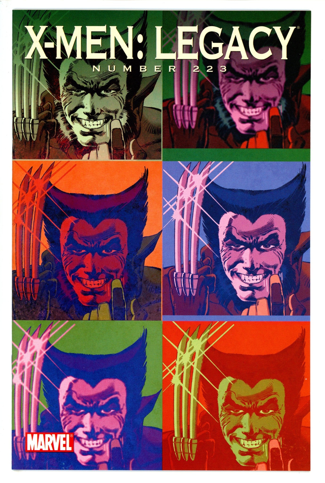 X-Men: Legacy 223 Hollowell Wolverine Incentive Variant NM- (2009)