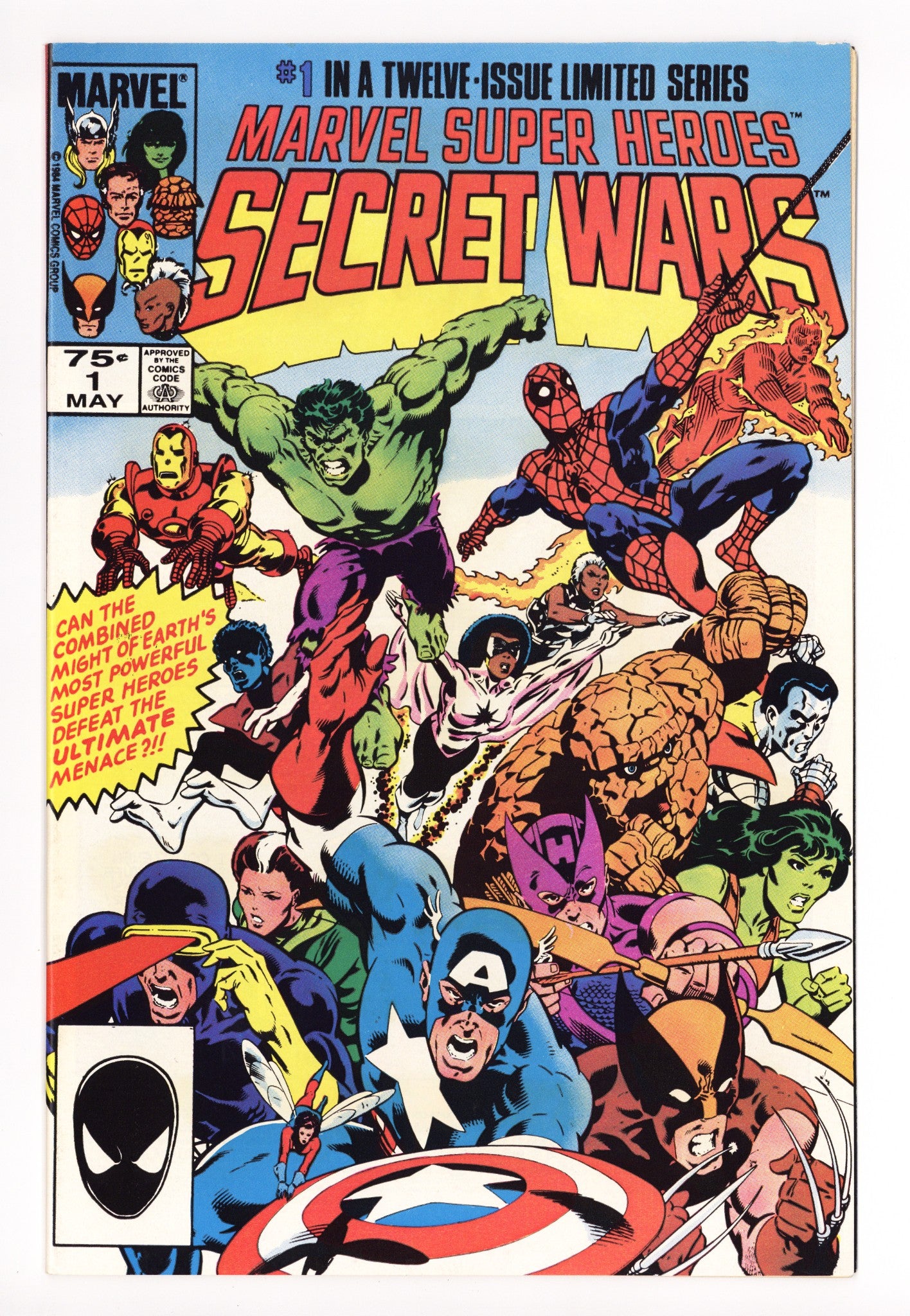 Marvel Super-Heroes Secret Wars 1 VF (8.0) (1984) 2nd Print 