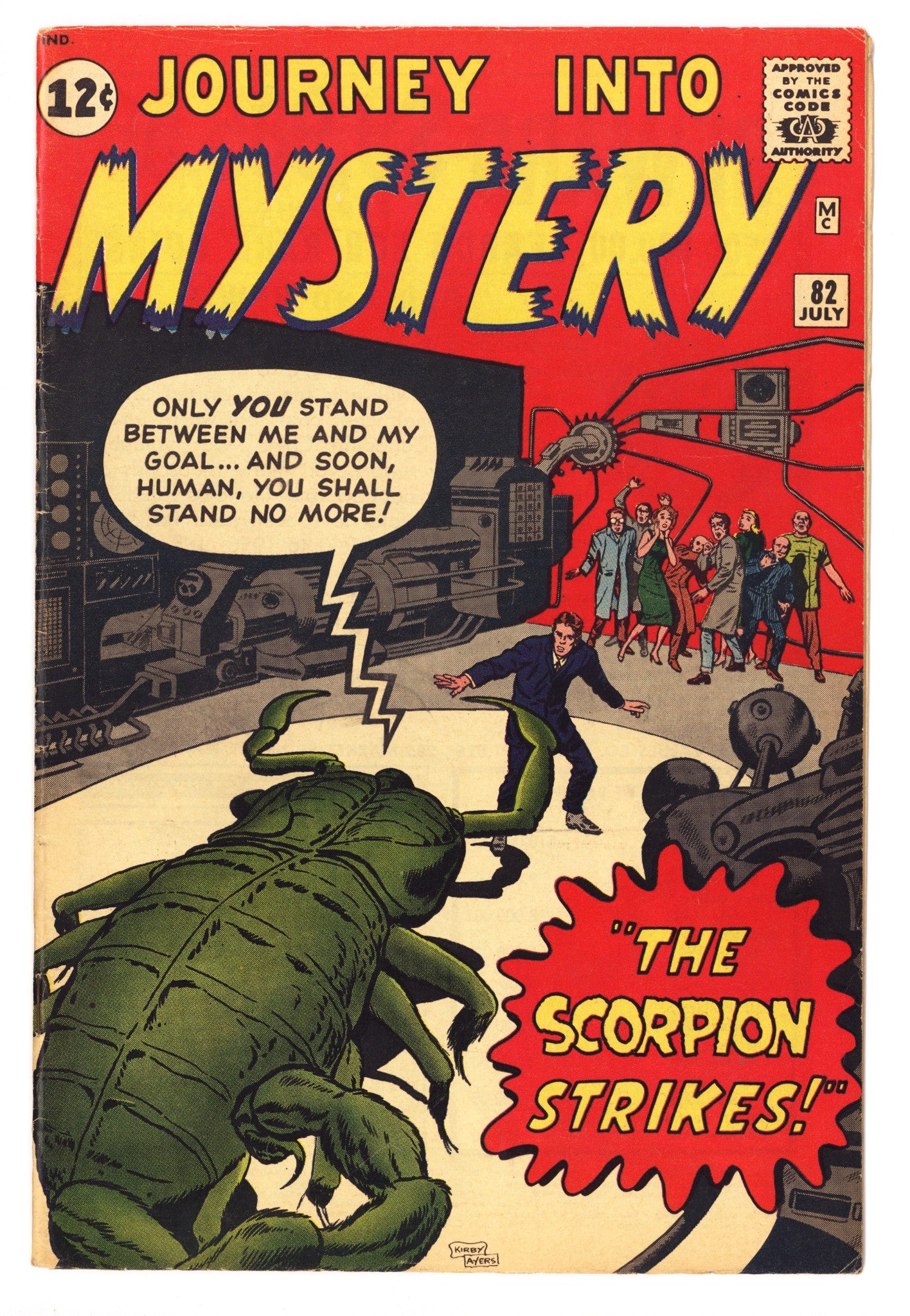 Journey into Mystery Vol 1 82 FN+ (6.5) (1962) 