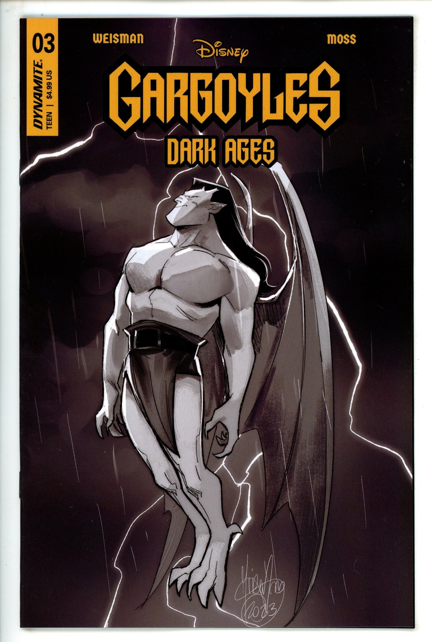 Gargoyles Dark Ages 3 Andolfo Incentive Variant (2023)
