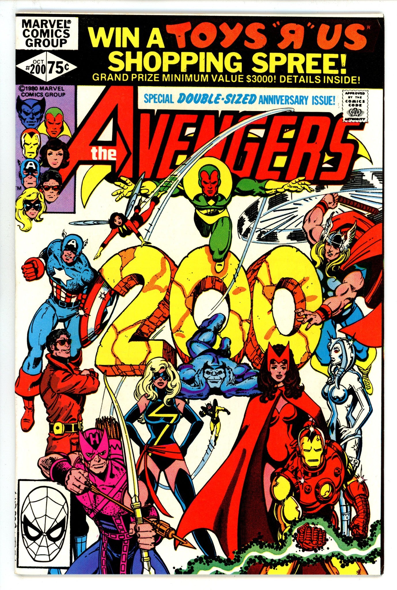 The Avengers Vol 1 200 VF (8.0) (1980) 