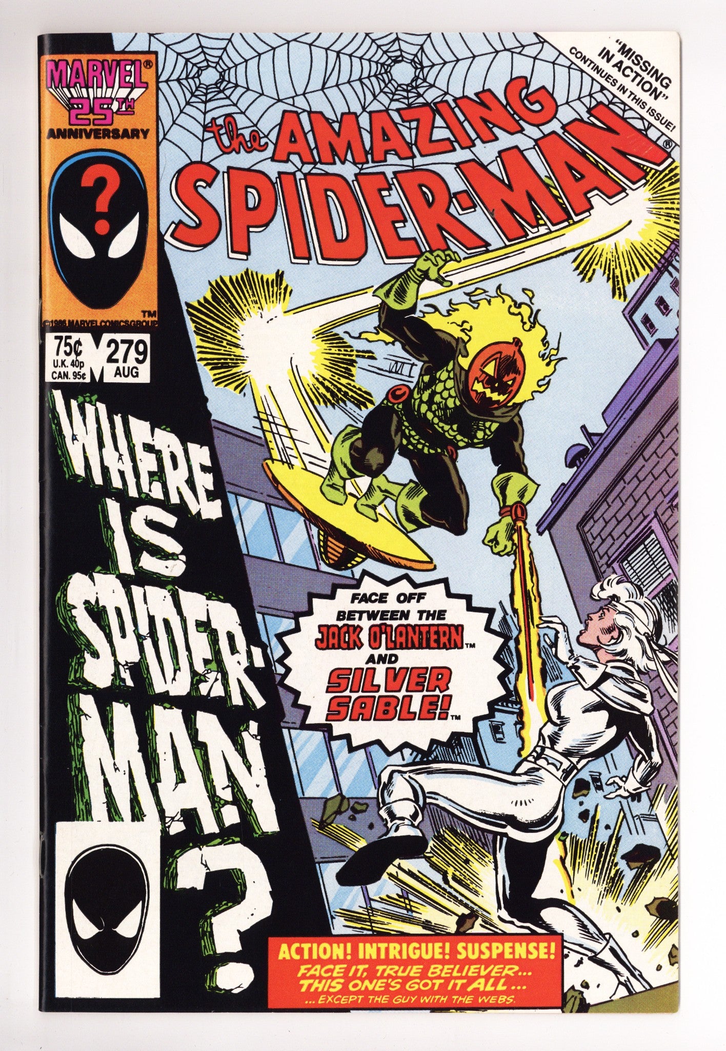 The Amazing Spider-Man Vol 1 279 NM- (9.2) (1986) 