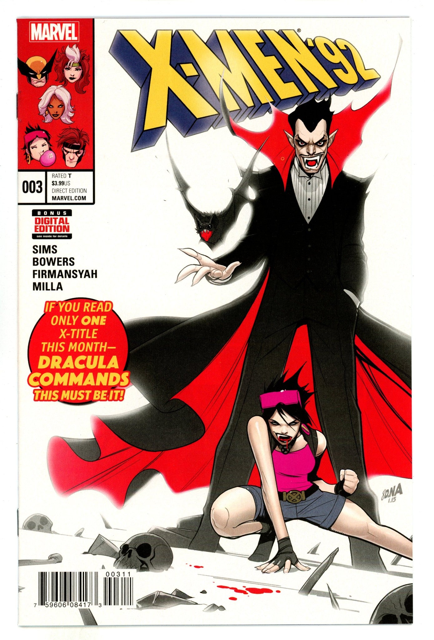 X-Men '92 Vol 2 3 High Grade (2016) 