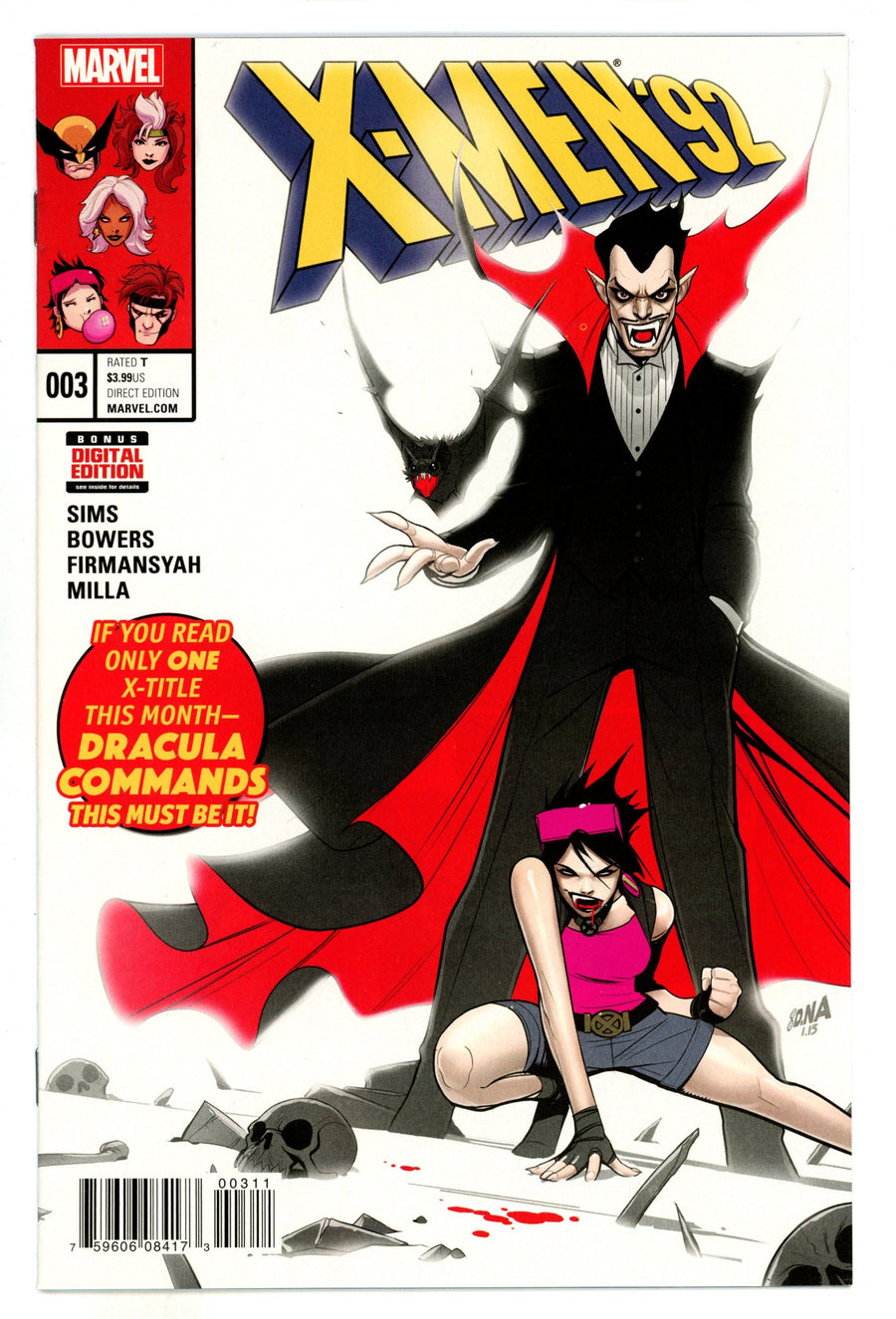 X-Men '92 Vol 2 3 High Grade (2016) 