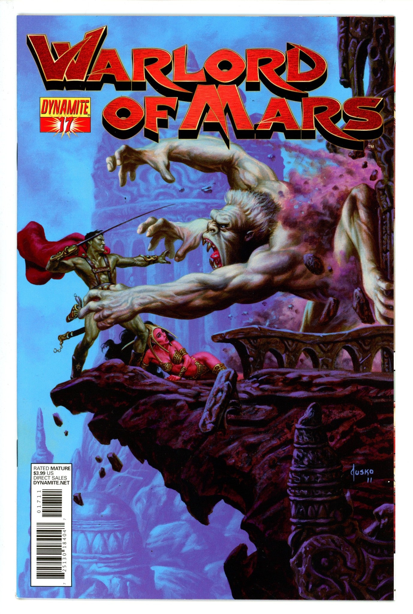 Warlord of Mars 17 NM- (9.2) (2012)