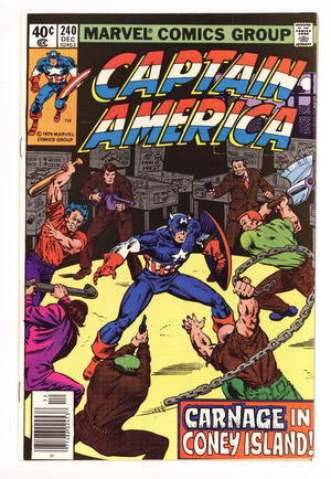 Captain America Vol 1 240 Mid Grade (1979) Newsstand 