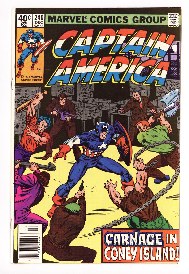 Captain America Vol 1 240 Mid Grade (1979) Newsstand 