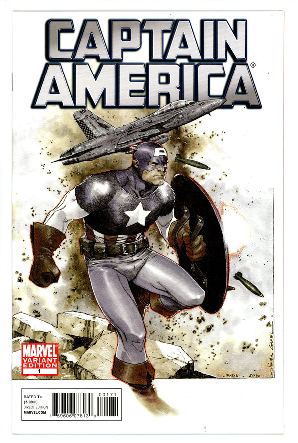Captain America Vol 6 1 VF+ (8.5) (2011) Coipel Incentive Variant