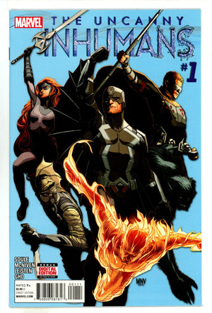 Uncanny Inhumans 1 High Grade (2015)