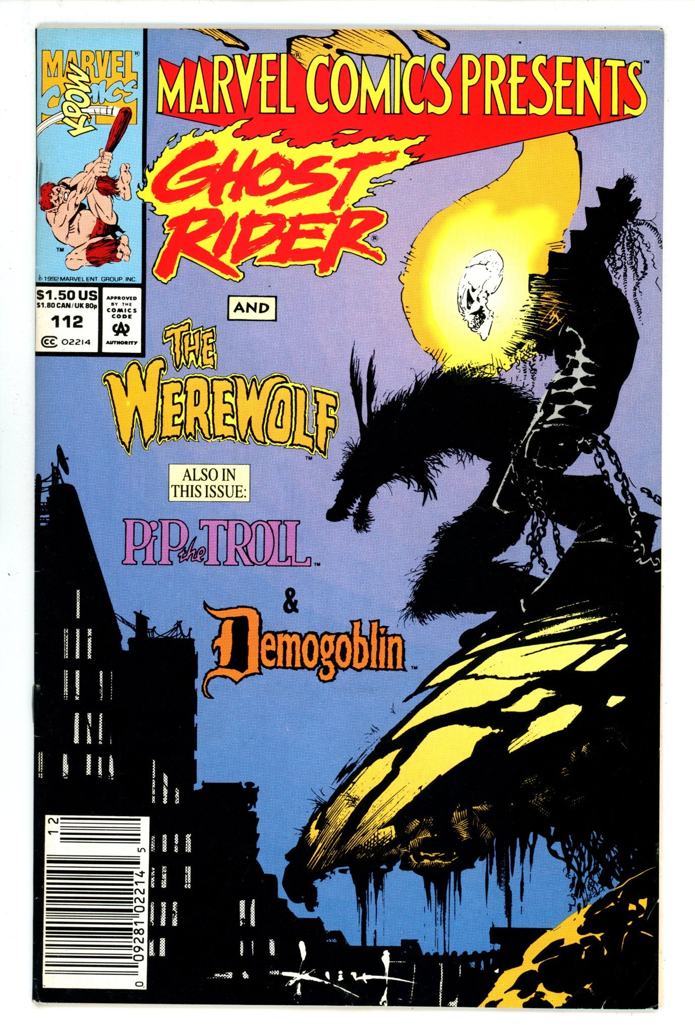 Marvel Comics Presents Vol 1 112 Mid Grade (1992) Newsstand 